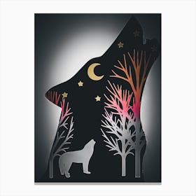 Howling Wolf 2 Canvas Print