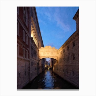 Bridge Of Sighs Venice Canvas Print