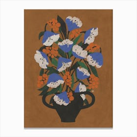 Blue Tulips Canvas Print