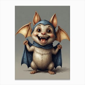 Cute Little Bat Canvas Print