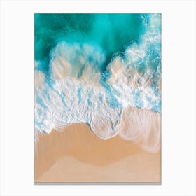 Aerial View Of A Beach 25 Canvas Print