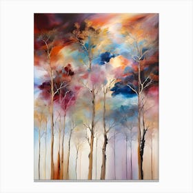 Trees In The Sky Canvas Print