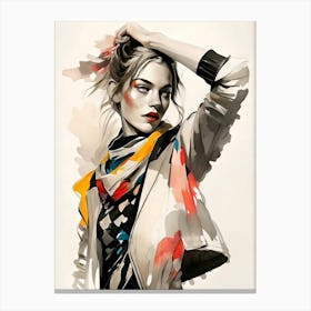 Fashion Illustration 3 Canvas Print