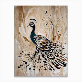 Peacock 1 Canvas Print