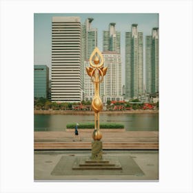 Bangkok Benjakitti Park scene Canvas Print