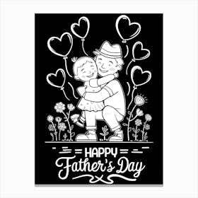 Happy Father'S Day 1 Canvas Print