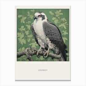 Ohara Koson Inspired Bird Painting Osprey 3 Poster Canvas Print