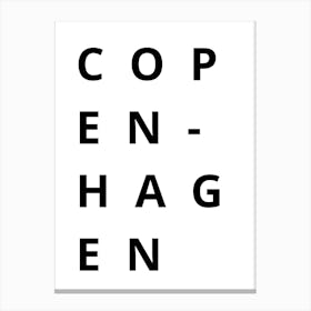 Copenhagen Canvas Print