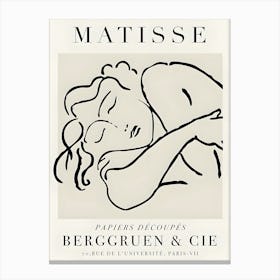 matisse art Canvas Print