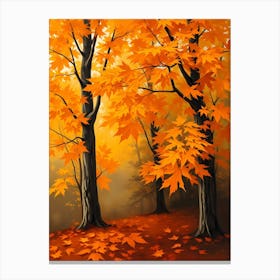 Autumn Forest 9 Canvas Print