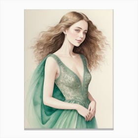 Emerald Princess  Canvas Print