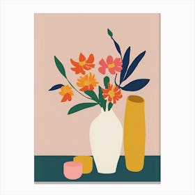 Matisse Flowers In A Vase Canvas Print