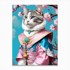 Chinese Cat 3 Canvas Print