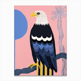 Playful Illustration Of Eagle For Kids Room 2 Canvas Print