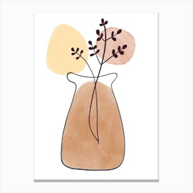Flower Vase 2 Canvas Print