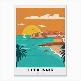 Dubrovnik Croatia Travel Canvas Print