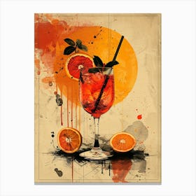 Cocktail In A Glass 1 Canvas Print