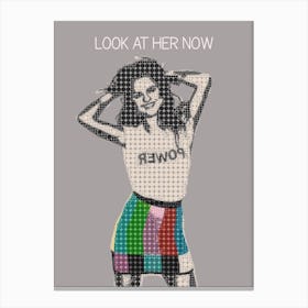 Look At Her Now Selena Gomez Canvas Print