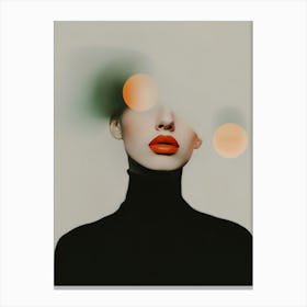 Surreal 0007 Soft Geometric Portrait 0000 Geometric Portrait Canvas Print