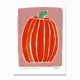 Pumpkin Halloween Canvas Print