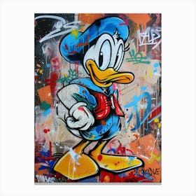 Donald Duck Canvas Print