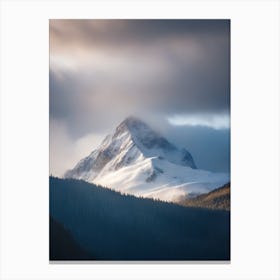 Snowy Mountain Canvas Print