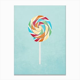 Vintage Lollipop Candy Canvas Print