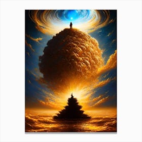 Buddha In The Sky Canvas Print