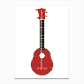 Ukulele illustration Canvas Print