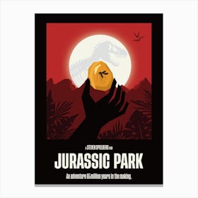Jurassic Park Film Poster Canvas Print