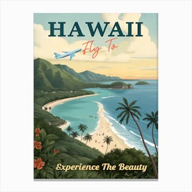 Aloha from Paradise: Hawaii Poster Canvas Print