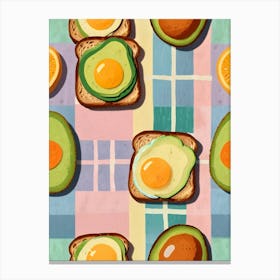 Avocado Toast Canvas Print