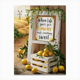 When Life Gives You Lemons Canvas Print