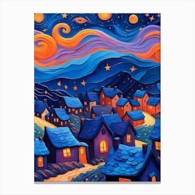 Mystical Village Canvas Print