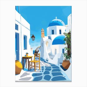 Greek Village 4 Canvas Print