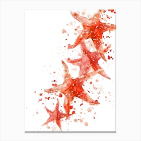 Watercolor Starfish 6 Canvas Print