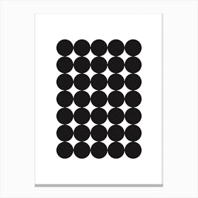 Geometric Circles Canvas Print
