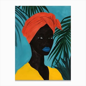 Black Woman Canvas Print