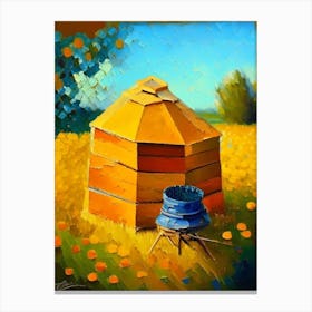 Propolis Beehive 1 Painting Canvas Print