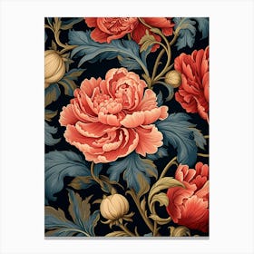 Peony Wallpaper 2 Canvas Print