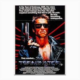 Terminator, Wall Print, Movie, Poster, Print, Film, Movie Poster, Wall Art, Canvas Print