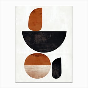 Yangon Stone Park Bauhaus Minimalist Canvas Print