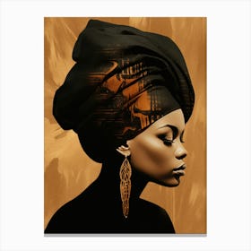 Portrait Of African Woman 7 Canvas Print