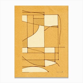 Collage Shapes Canvas Print