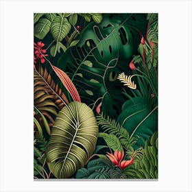 Jungle Patterns 8 Botanicals Canvas Print