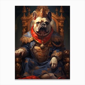 King Of Bulldogs Canvas Print