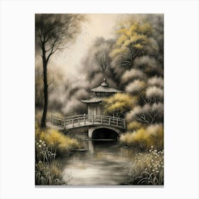 Asian Bridge Canvas Print