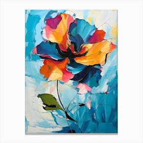 Abstract Flower Painting 23 Canvas Print