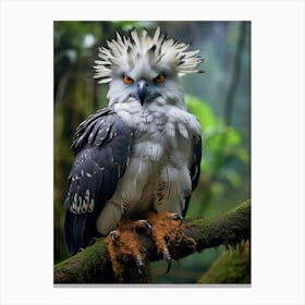 Harpy Haven: Jungle Bird Wall Decor Canvas Print