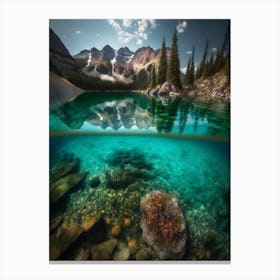 Underwater Lake in National Park Canvas Print